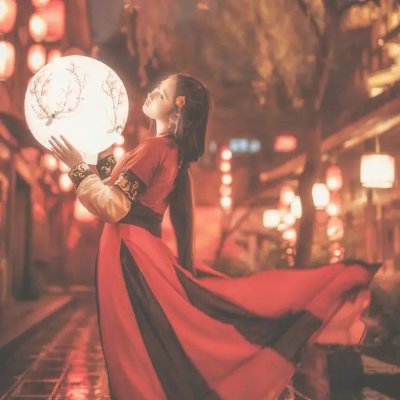 唯美古风闺蜜头像一对两张图片