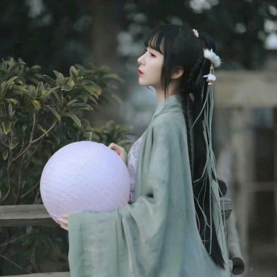 唯美古风闺蜜头像一对两张图片