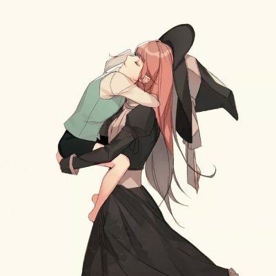 情侣魔女微信头像