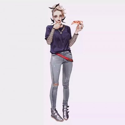 头像女生冷酷霸气动漫全身图片