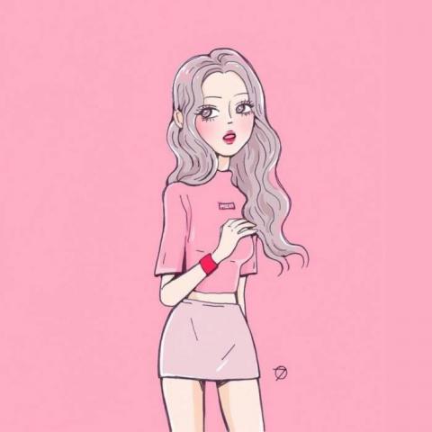 480x480女生动漫头像图片