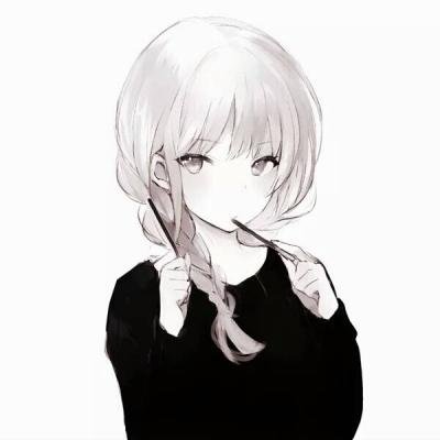 情头动漫一男一女帅气冷酷图片