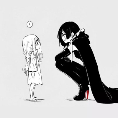 情侣魔女微信头像