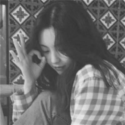 女头黑白高冷丧系高清图片