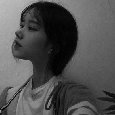 女头黑白高冷丧系高清图片