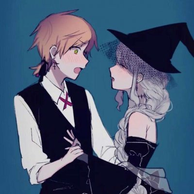 情侣魔女微信头像