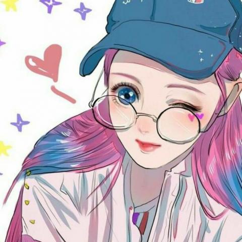 480x480女生动漫头像图片
