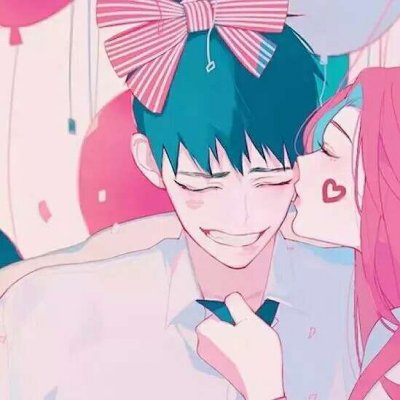 男女情头动漫一左一右两张