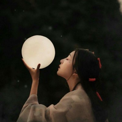 唯美古风闺蜜头像一对两张图片