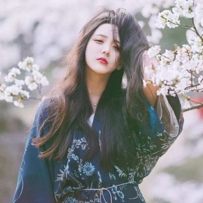 森系女头唯美高清清新图片