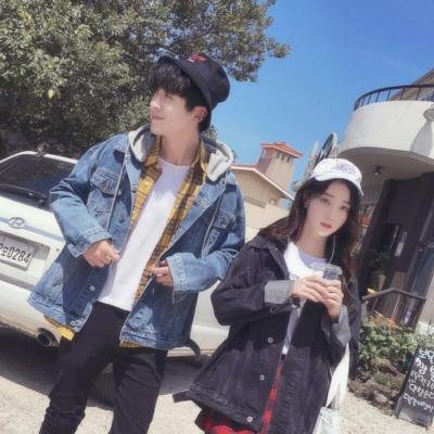 两张情侣真人创意头像一左一右