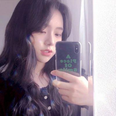 网红头像女生手机控挡脸图片