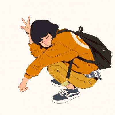 女孩人物漫画微信头像图片