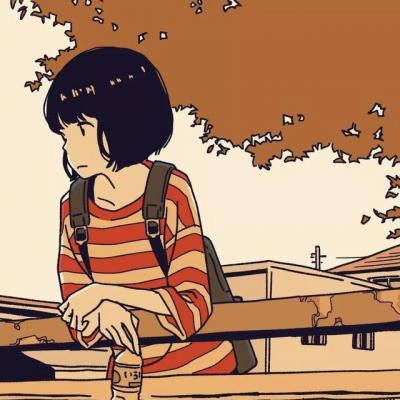 女孩人物漫画微信头像图片