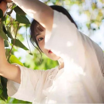 森系女头唯美高清清新图片