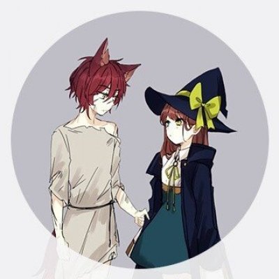 情侣魔女微信头像
