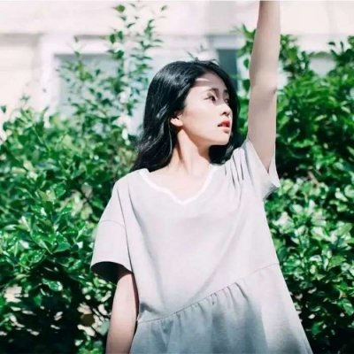 森系女头唯美高清清新图片