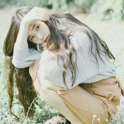 森系女头唯美高清清新图片