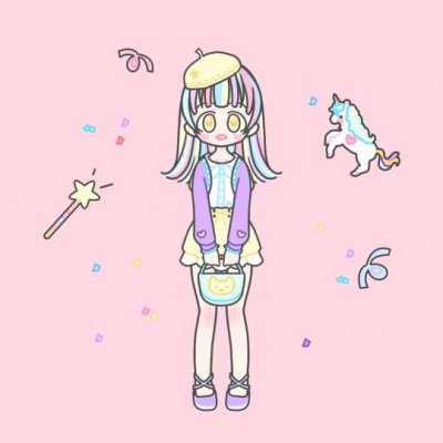 可爱动漫女生呆萌q版漂亮图片