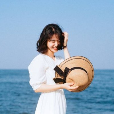 时尚气质女生戴帽子头像图片