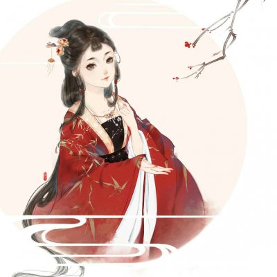 动漫古风头像女唯美图片