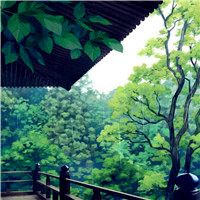 日本漫画风景图片头像