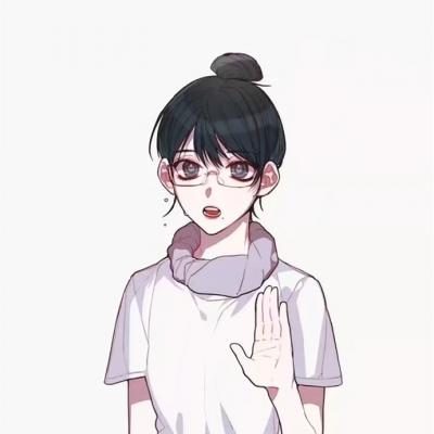 动漫情侣头像一男一女两人单个图片