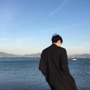微信人看大海有意境风景头像