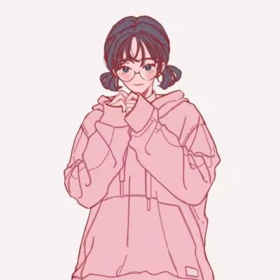 动漫情侣头像一男一女两人单个图片