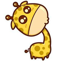 微信长颈鹿头像