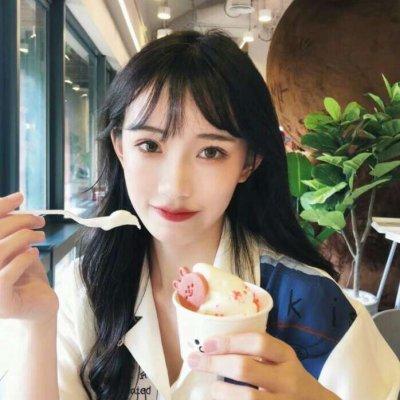 高清吃货女生头像图片