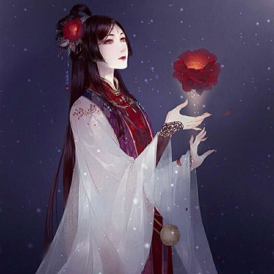动漫古风头像女唯美图片