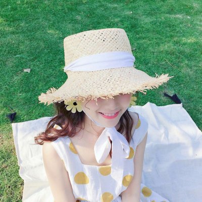 戴帽子女生头像唯美有气质图片