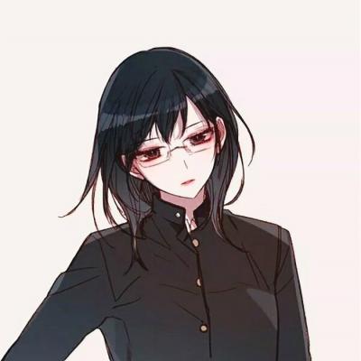 动漫情侣头像一男一女两人单个图片