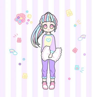 可爱动漫女生呆萌q版漂亮图片