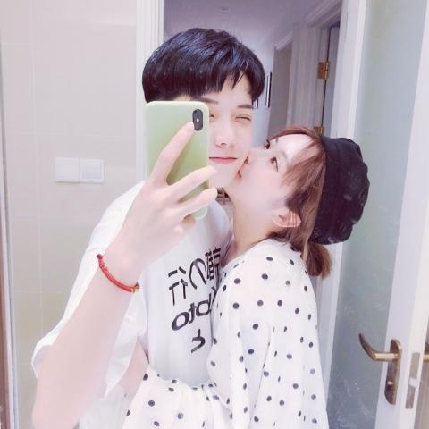 480x480情侣真人头像图片