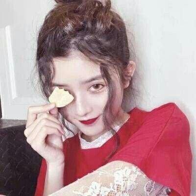 高清吃货女生头像图片