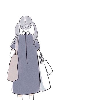 情头漫画两张分开高清图片