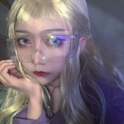 女神微信头像高冷图片
