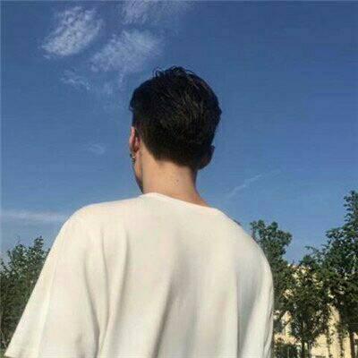 唯美情侣背影头像一对两张清新图片