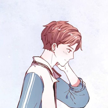情头漫画两张分开高清图片