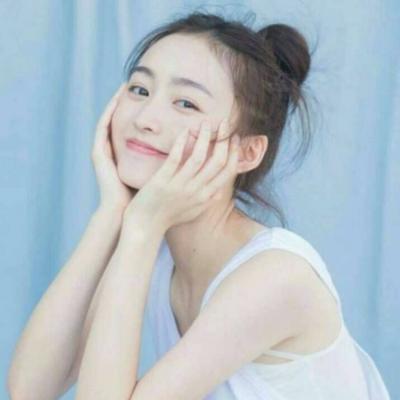 长发清新气质美女头像图片