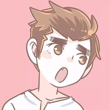 情头漫画两张分开高清图片