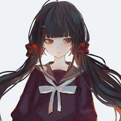 头像动漫女生黑暗系