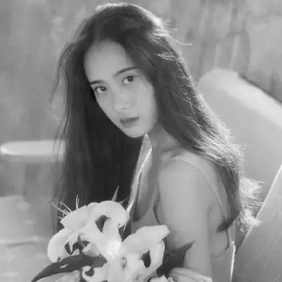 头像图片微信黑白丧女