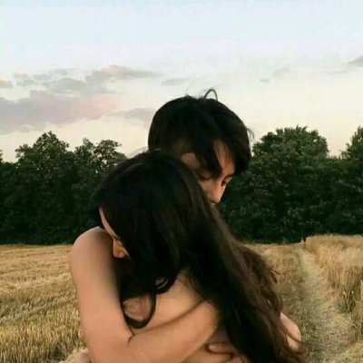 情头真人双人两张甜蜜图片