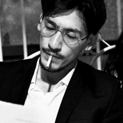 情侣两人头像一对黑白