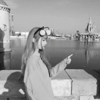 头像图片微信黑白丧女