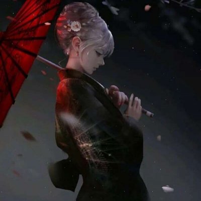 头像动漫女生黑暗系