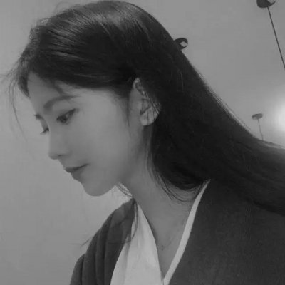 头像图片微信黑白丧女